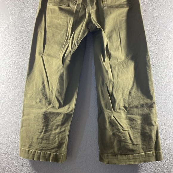 Forever 21 Green Capri Wide Leg High Waisted Pants - Picture 12 of 14